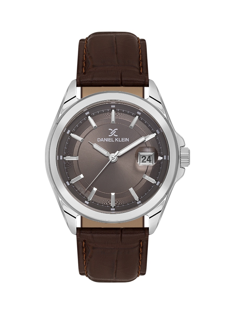 Premium Dark Brown Leather Watch for Men DK.6.14206-3