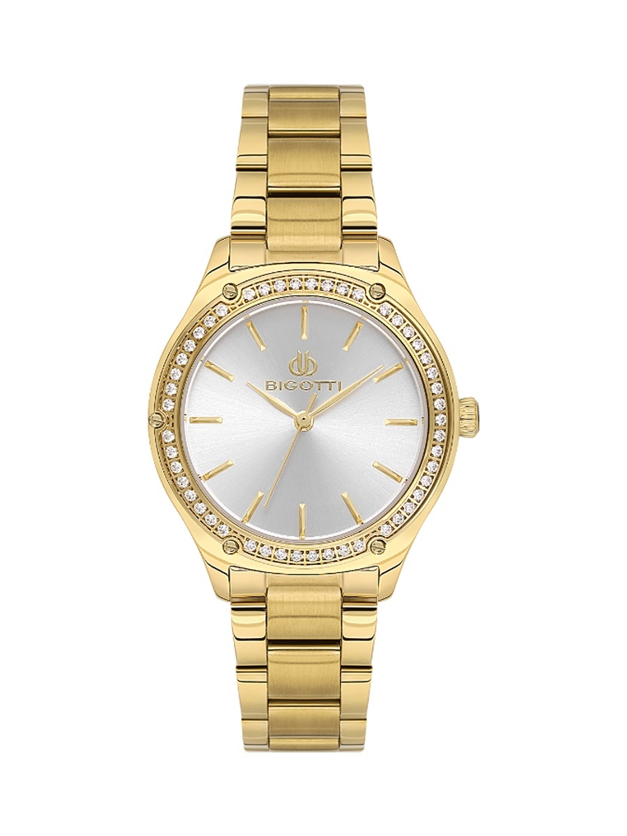 Quotidiana Gold Stainless Steel Watch for Women BG.1.10658-2