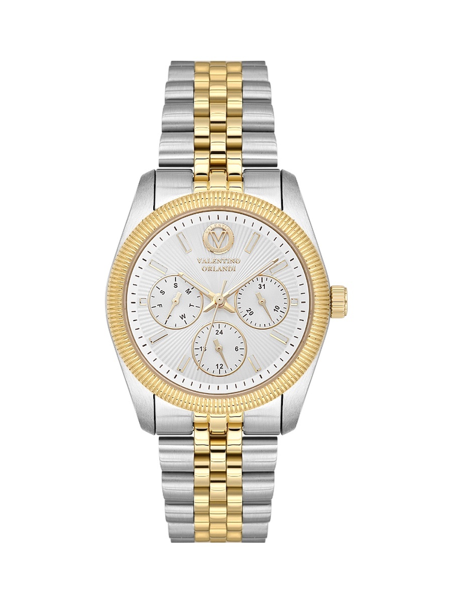 Silver and Gold Stainless Steel Watch for Women VO.4.10012-3