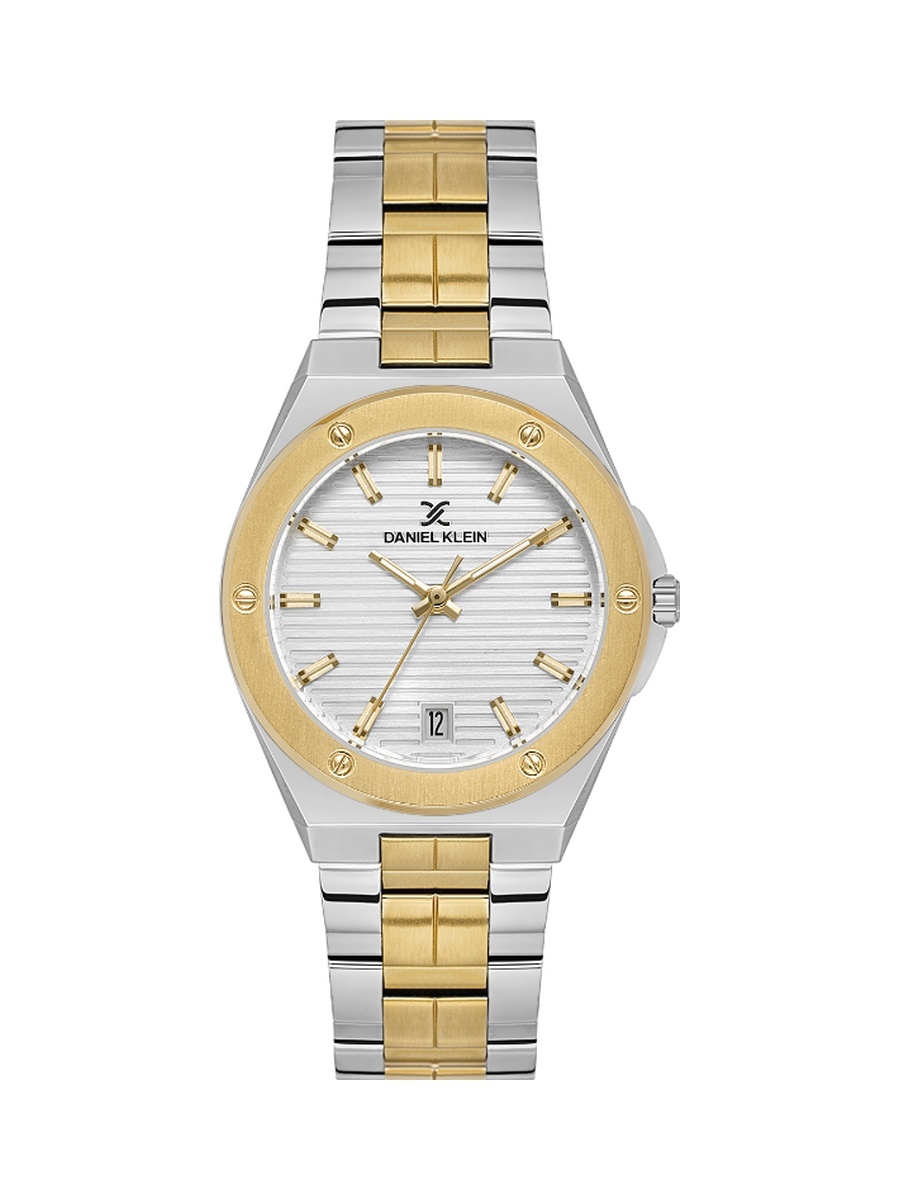 Premium Silver and Gold Stainless Steel Watch for Women DK.1.14171-5