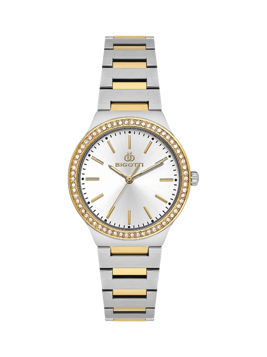 Raffinata Silver and Gold Stainless Steel Watch for Women BG.1.10659-4
