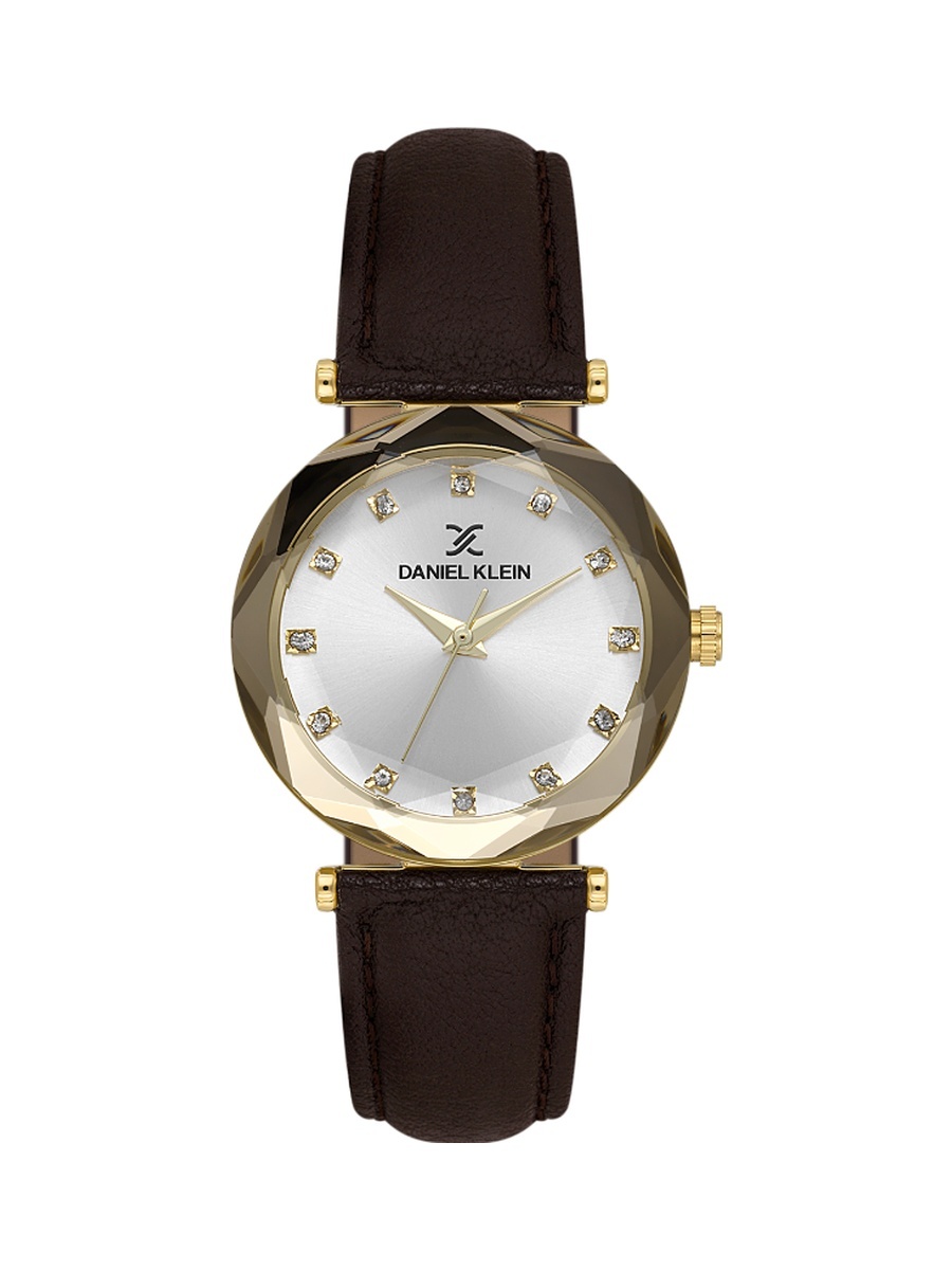 Premium Dark Brown Leather Watch for Women DK.6.14188-4