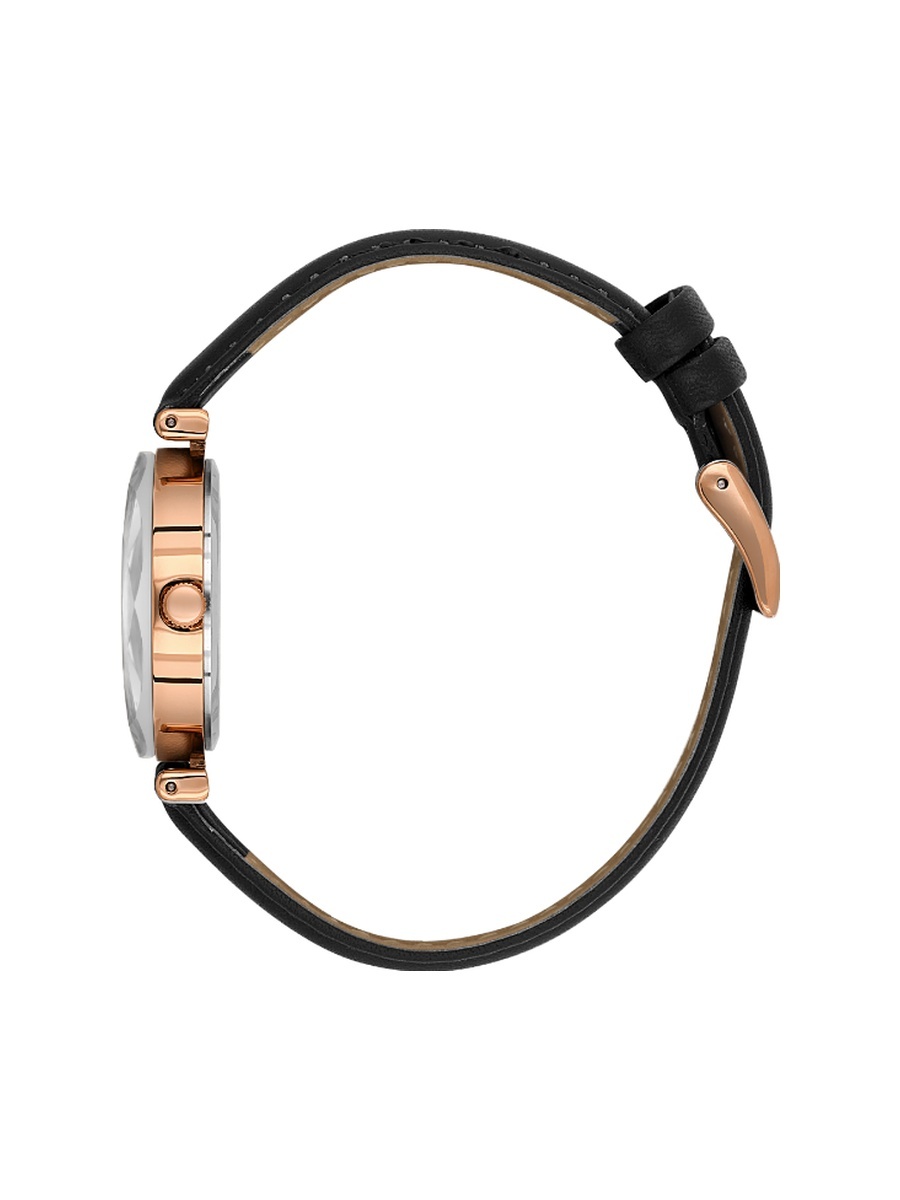 Premium Black Leather Watch for Women DK.6.14188-6
