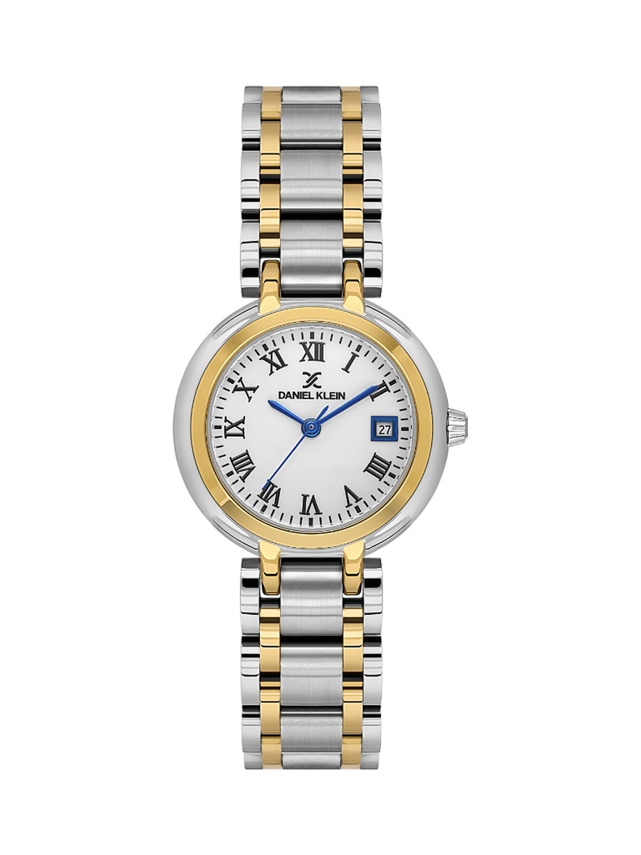Premium Silver and Gold Stainless Steel Watch for Women DK.1.14173-4