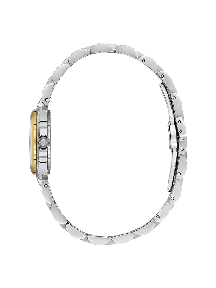 Premium Silver and Gold Stainless Steel Watch for Women DK.1.14173-4