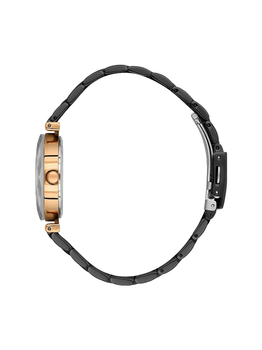 Premium Black Stainless Steel Watch for Women DK.6.14189-6