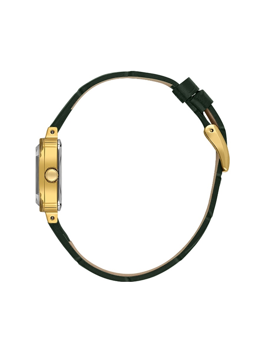 Premium Dark Green Leather Watch for Women DK.1.14154-4