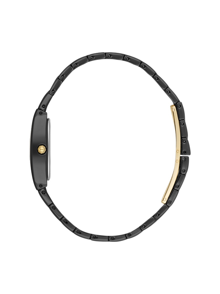 Jolie Black and Gold Stainless Steel Watch for Women FL.4.10019-6