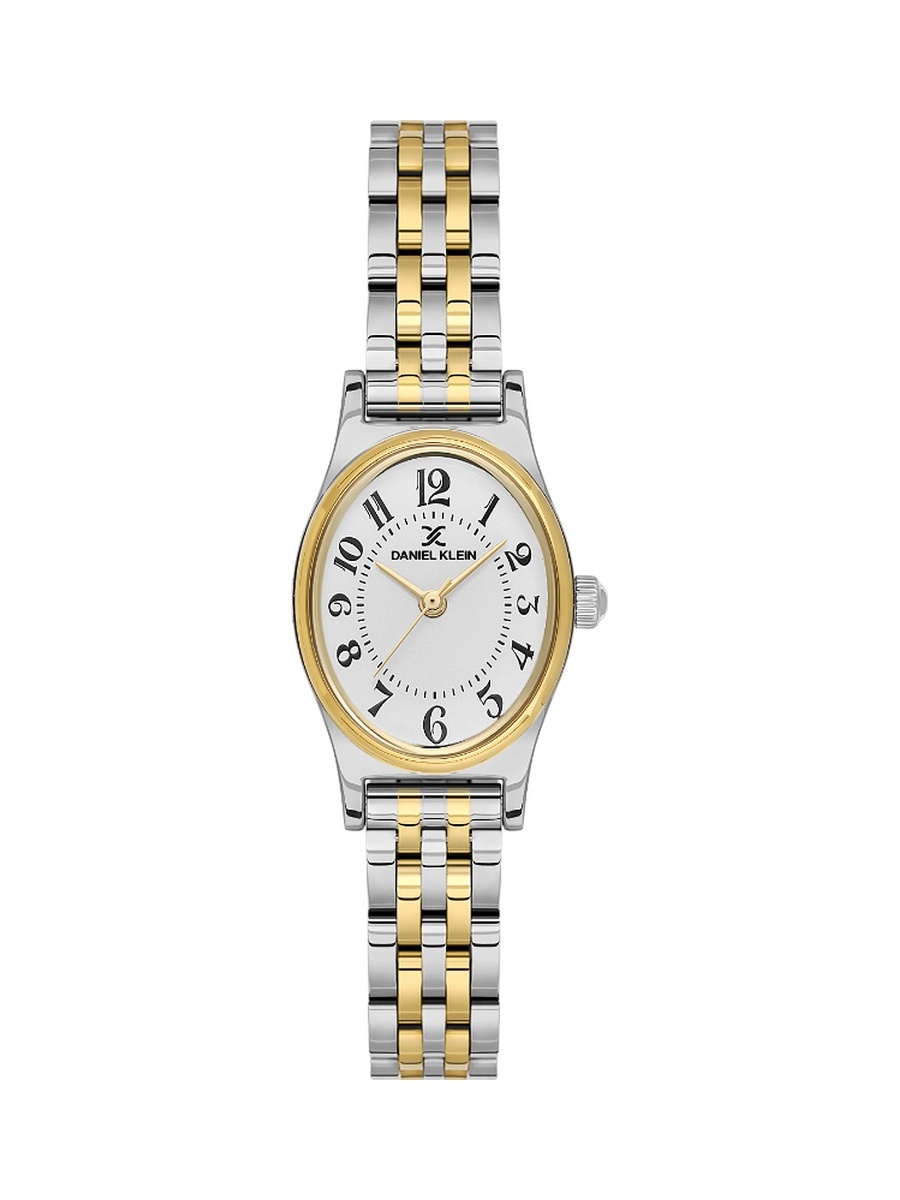 Premium Silver and Gold Stainless Steel Watch for Women DK.1.14174-7