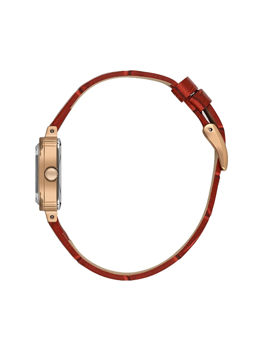 Premium Dark Red Leather Watch for Women DK.1.14154-6