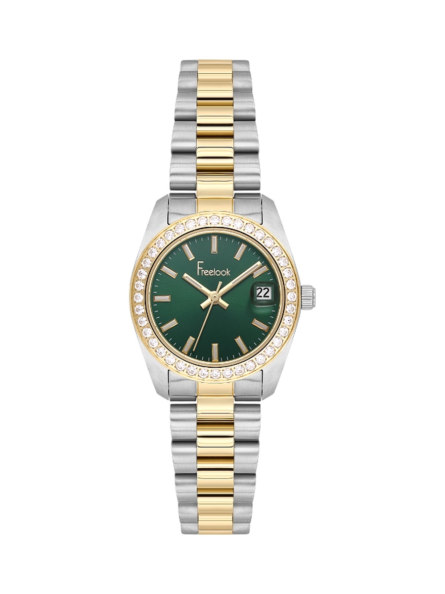 Lumiere Silver and Gold Stainless Steel Watch for Women FL.4.10022-4