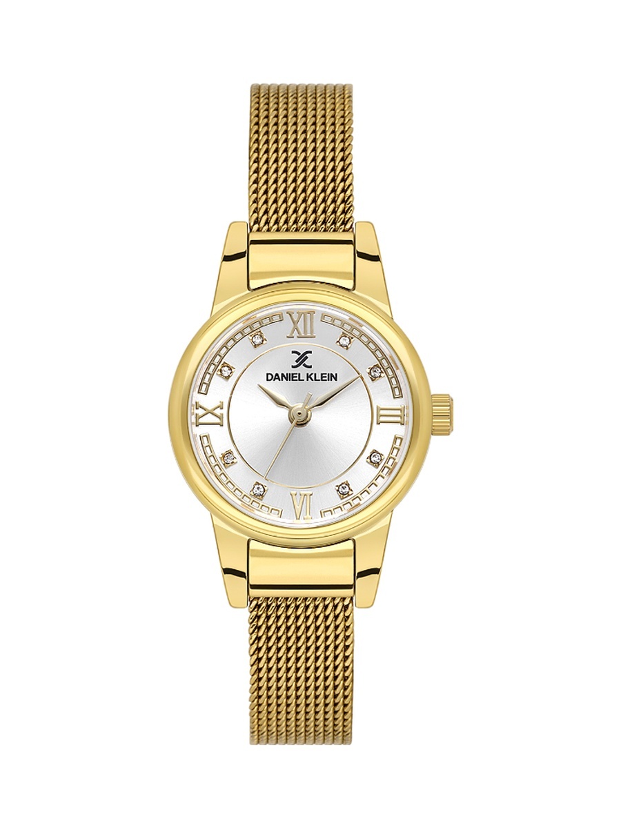 Premium Gold Mesh Band Watch for Women DK.1.14155-4