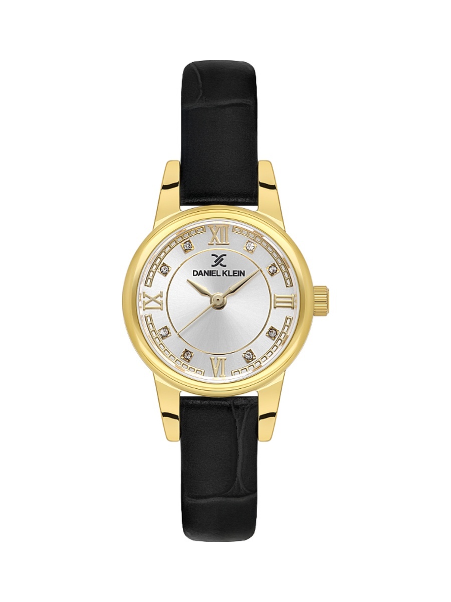 Premium Black Leather Watch for Women DK.1.14156-3