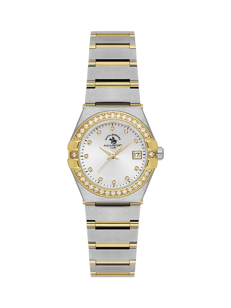 Silver and Gold Stainless Steel Watch for Women SB.1.10656-3