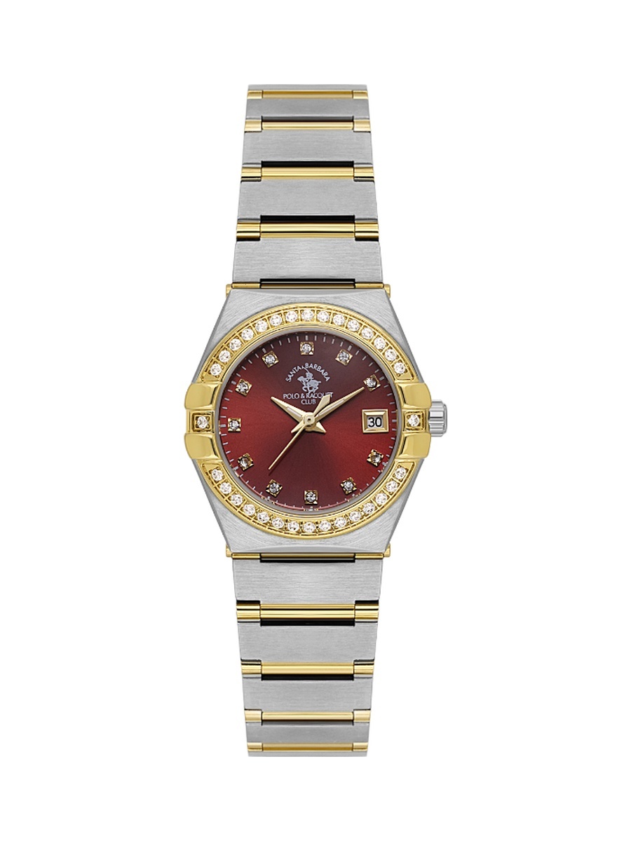 Silver and Gold Stainless Steel Watch for Women SB.1.10656-5