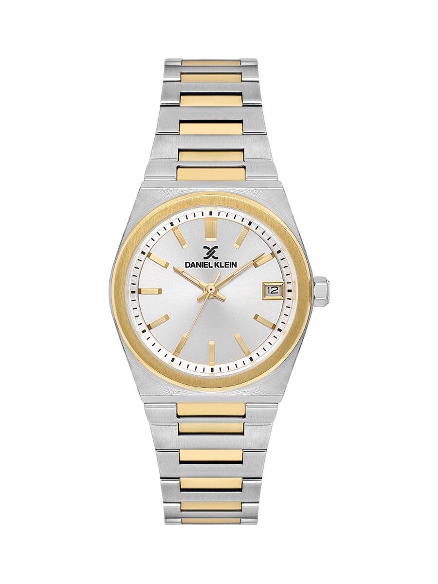 Premium Silver and Gold Stainless Steel Watch for Women DK.1.14177-5