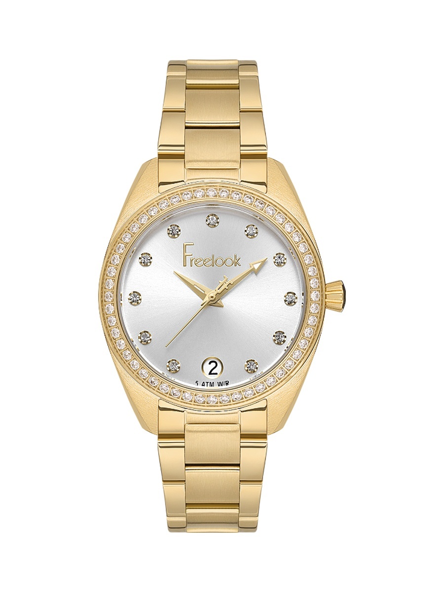 Gold Stainless Steel Watch for Women FL.1.10428-6