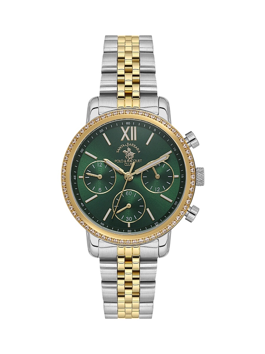 Silver and Gold Stainless Steel Watch for Women SB.1.10657-5