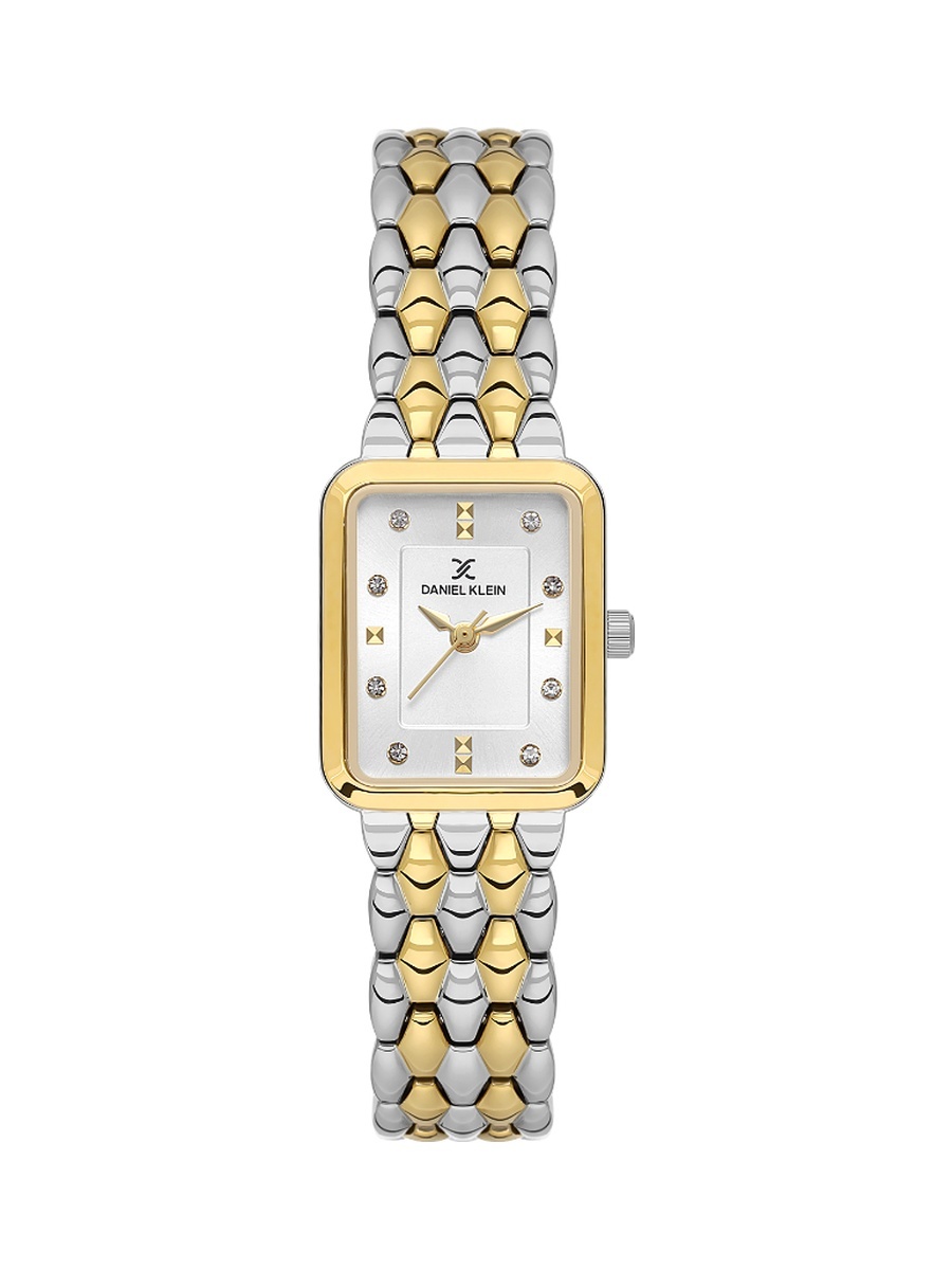 Premium Silver and Gold Stainless Steel Watch for Women DK.1.14158-3