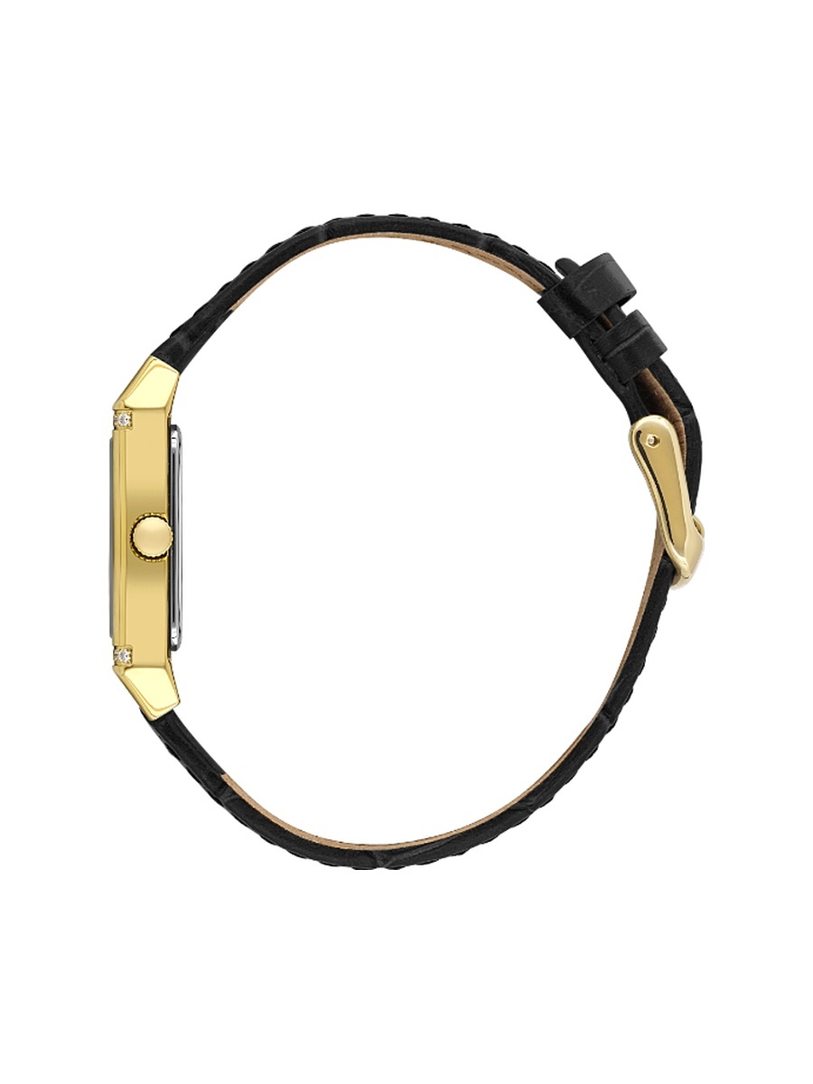 Black Genuine Leather Watch for Women SB.1.10660-3