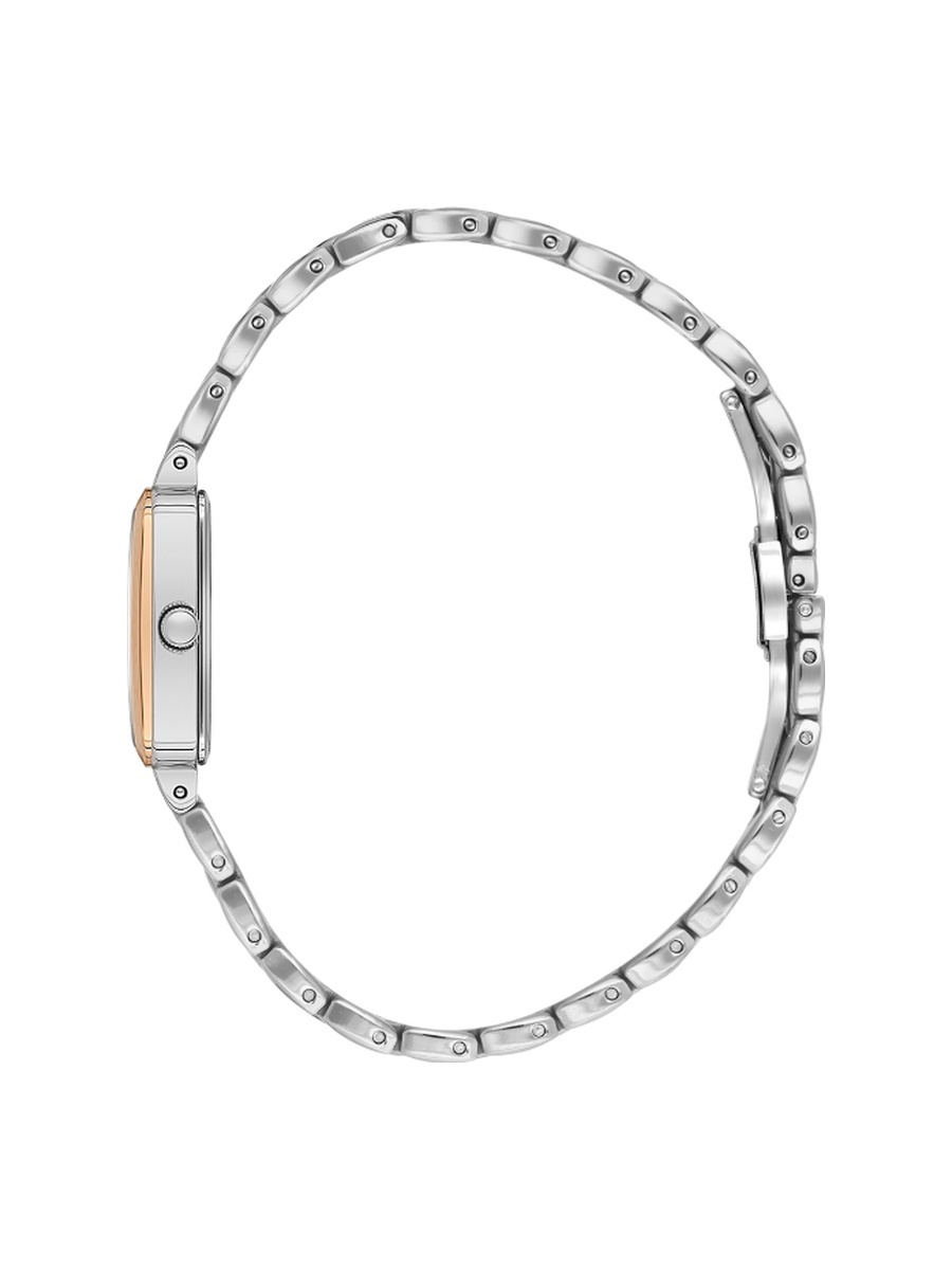 Premium Silver and Rose Gold Stainless Steel Watch for Women DK.1.14158-6