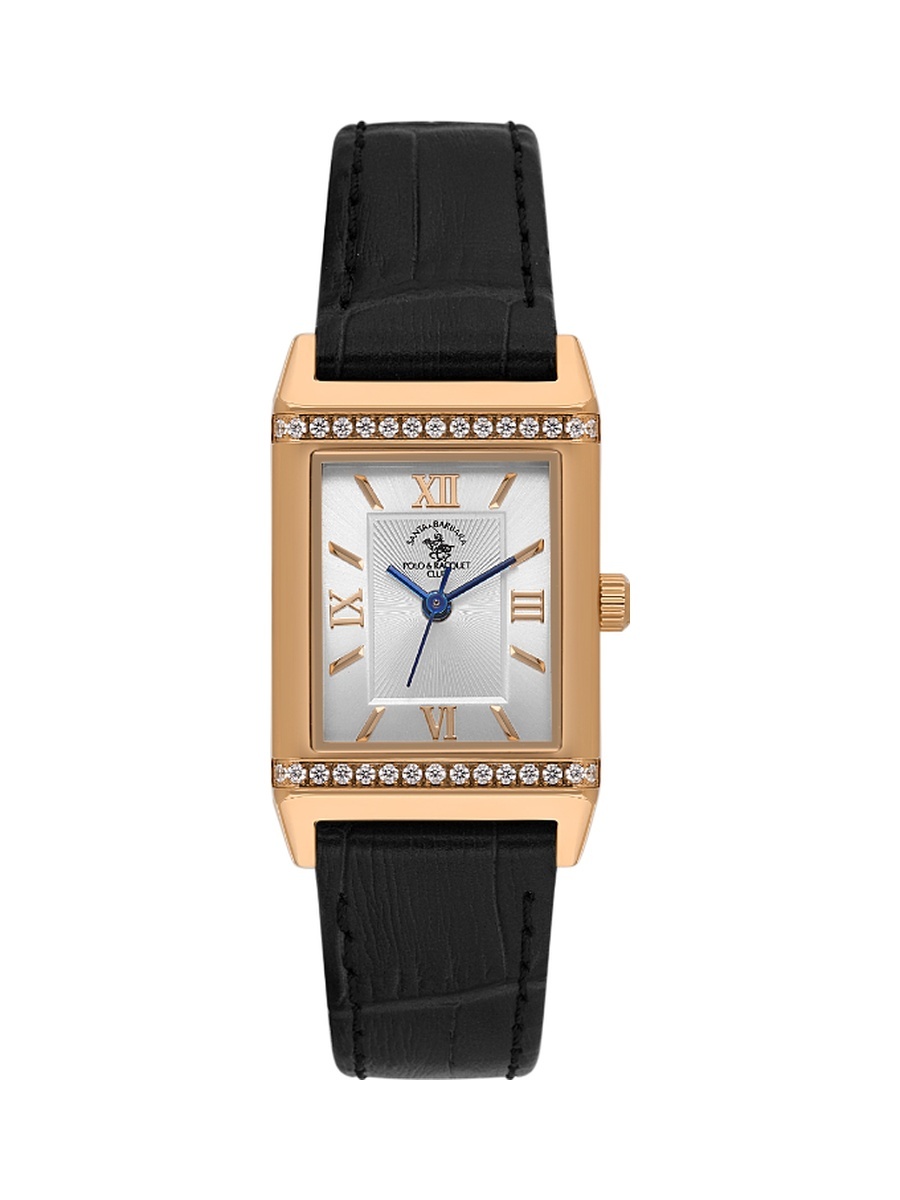 Black Genuine Leather Watch for Women SB.1.10660-5