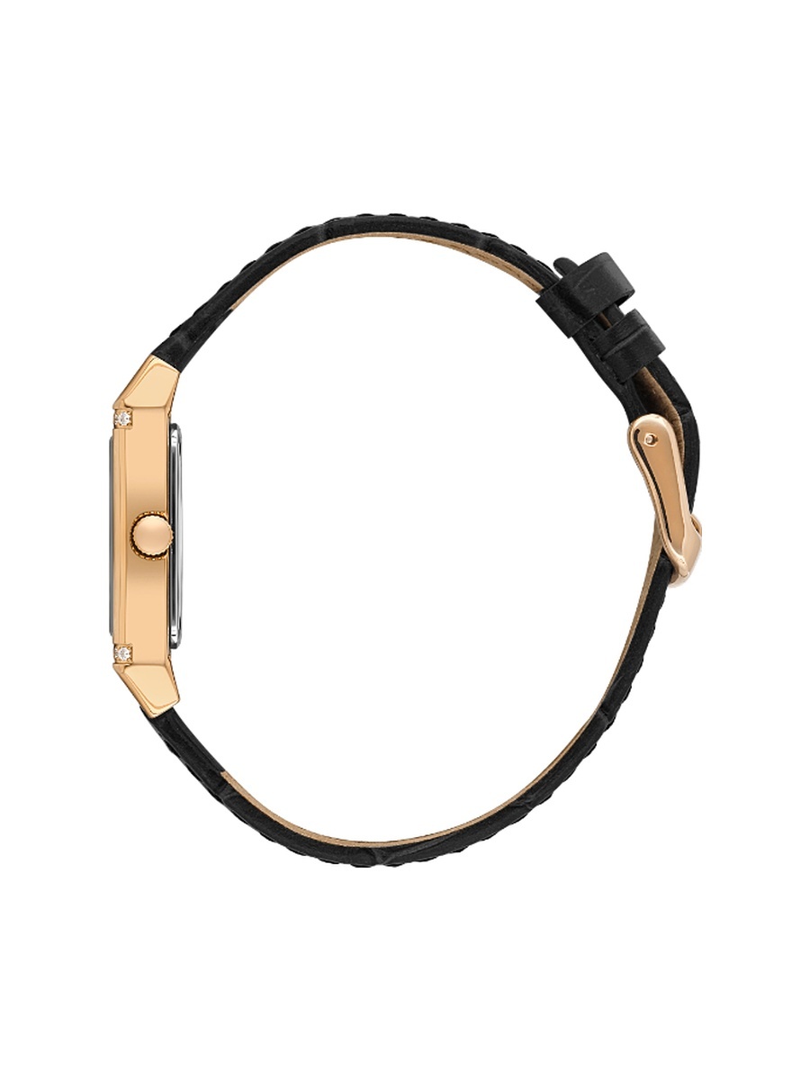 Black Genuine Leather Watch for Women SB.1.10660-5