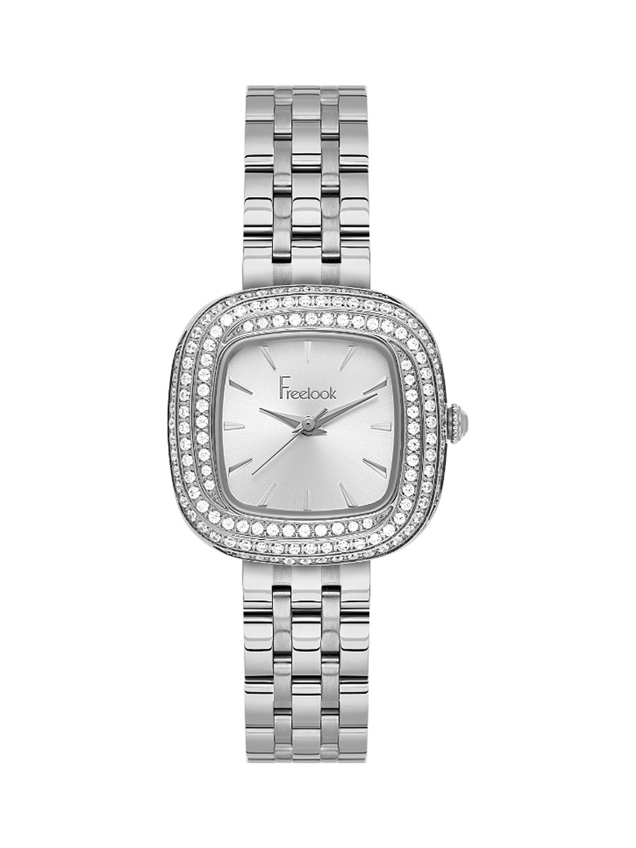 Charmant Silver Stainless Steel Watch for Women FL.1.10520-1