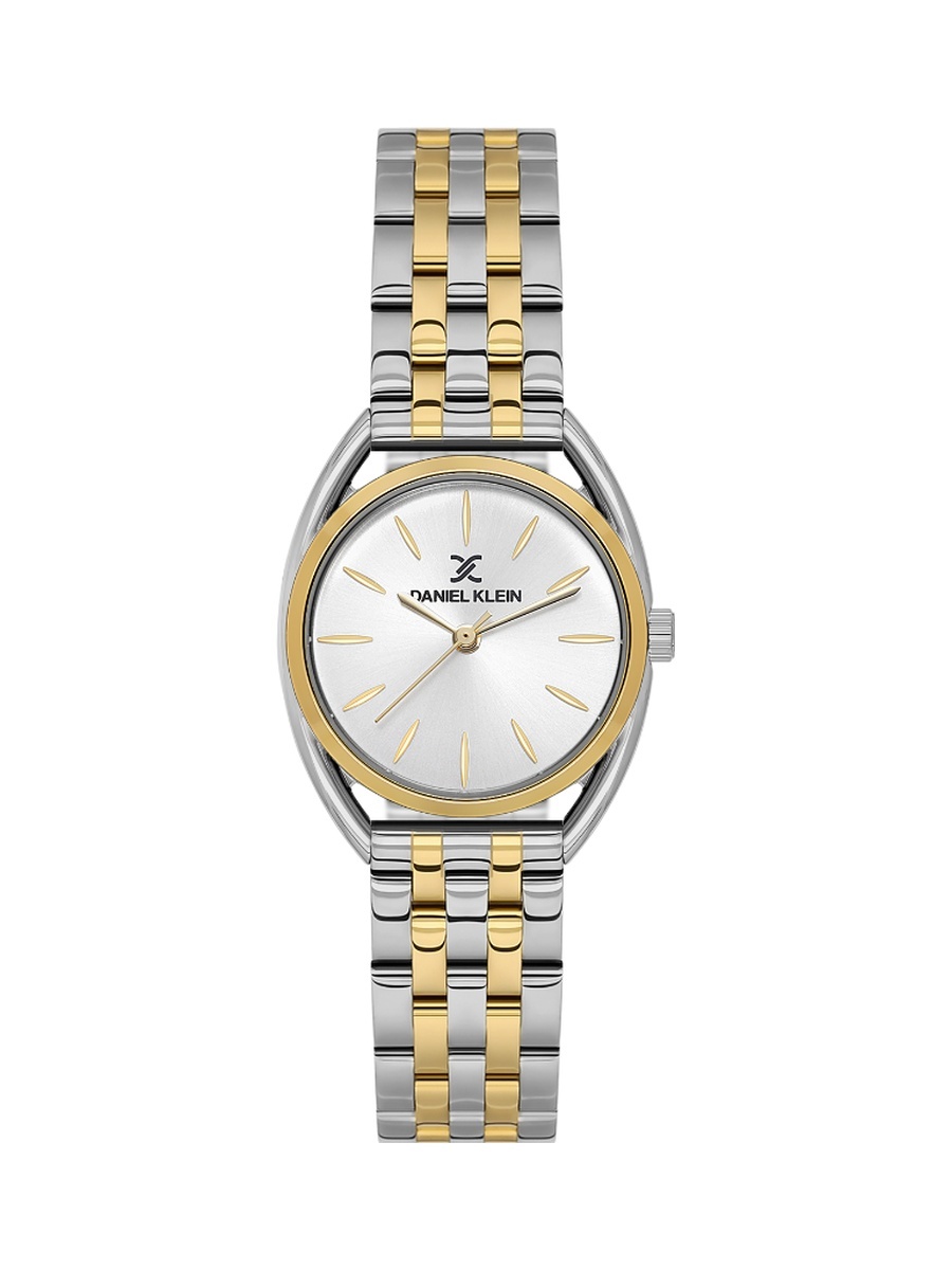 Premium Silver and Gold Stainless Steel Watch for Women DK.1.14180-4