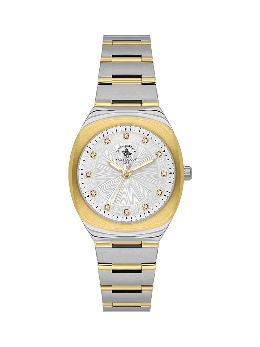Silver and Gold Stainless Steel Watch for Women SB.1.10665-4