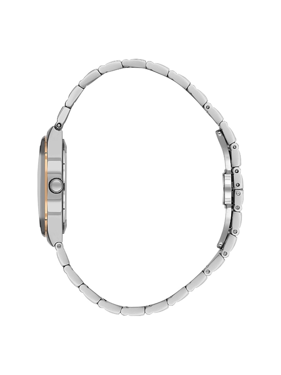 Silver and Rose Gold Stainless Steel Watch for Women SB.1.10665-6