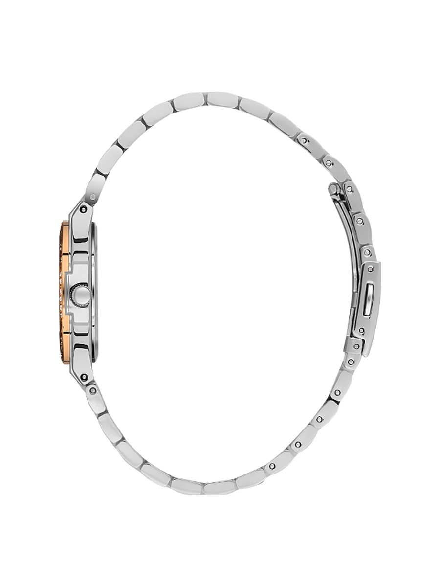 Premium Silver and Rose Gold Stainless Steel Watch for Women DK.1.14160-6