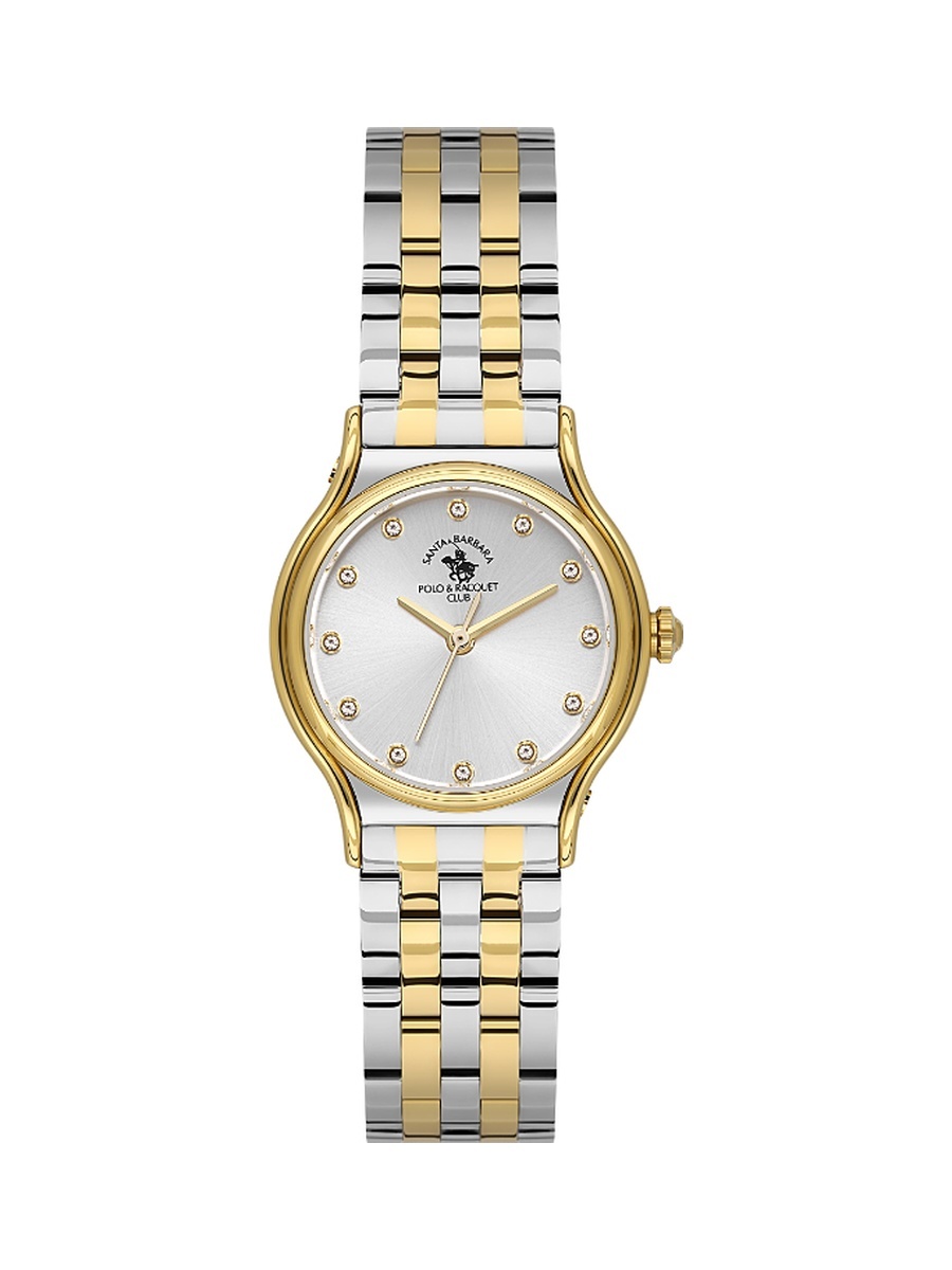 Silver and Gold Stainless Steel Watch for Women SB.1.10668-3
