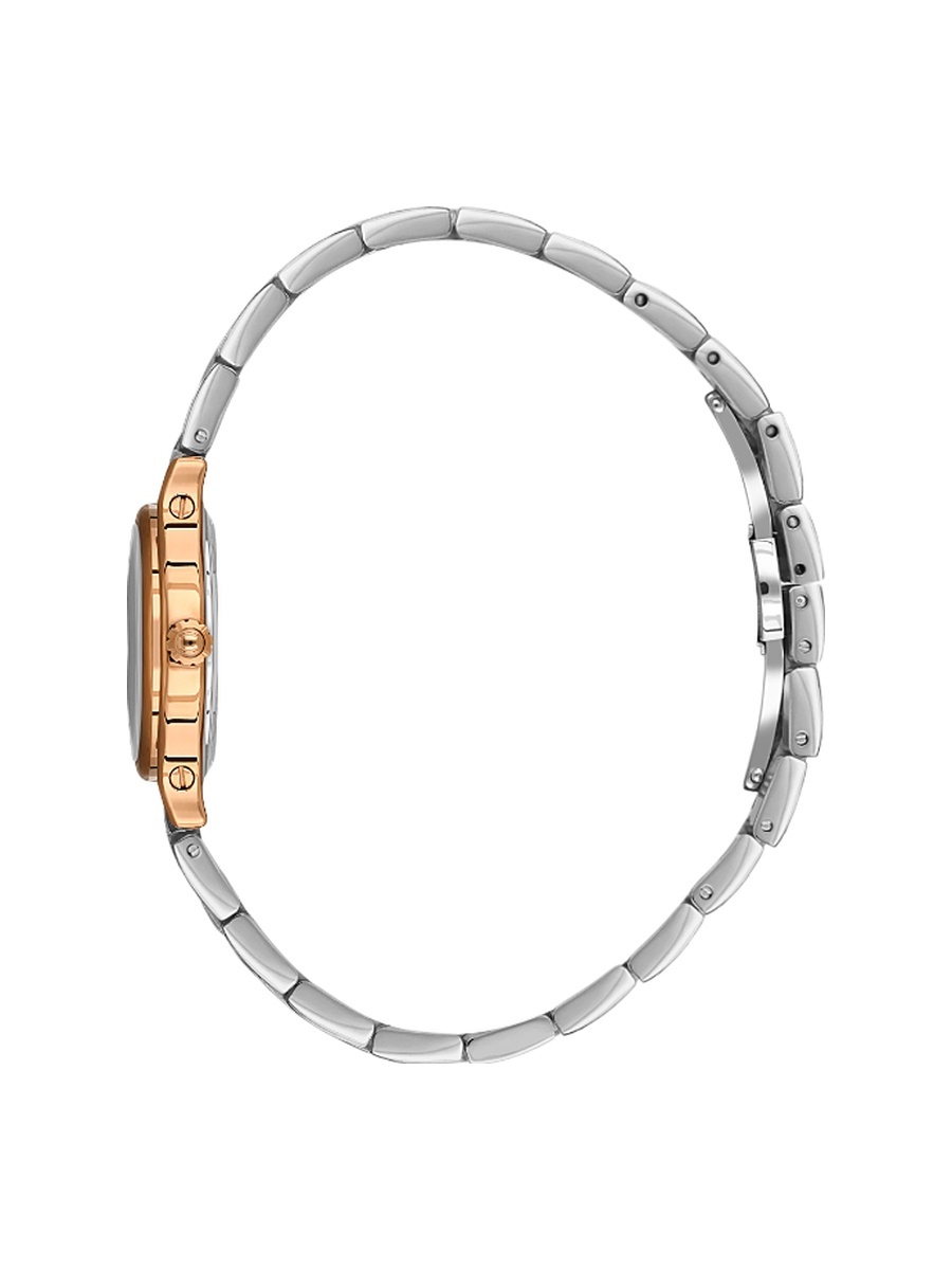 Silver and Rose Gold Stainless Steel Watch for Women SB.1.10668-5