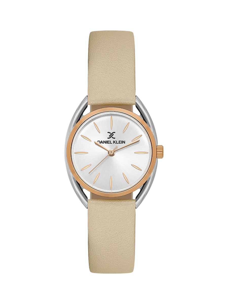 Premium Beige Leather Watch for Women DK.1.14181-4