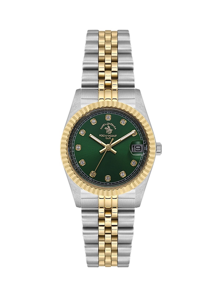 Silver and Gold Stainless Steel Watch for Women SB.4.10034-4
