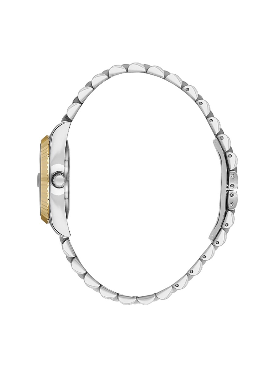 Silver and Gold Stainless Steel Watch for Women SB.4.10034-4