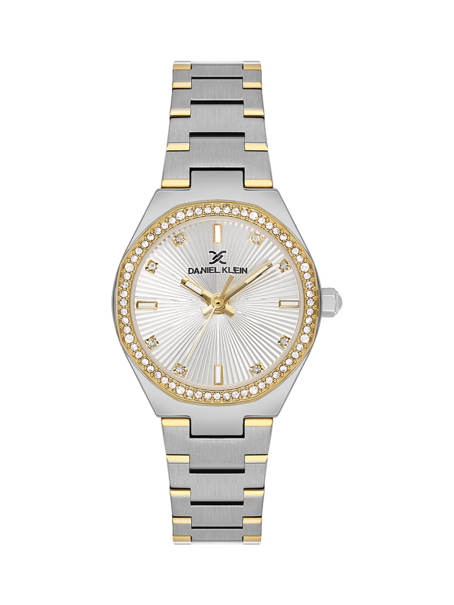 Premium Silver and Gold Stainless Steel Watch for Women DK.1.14162-5