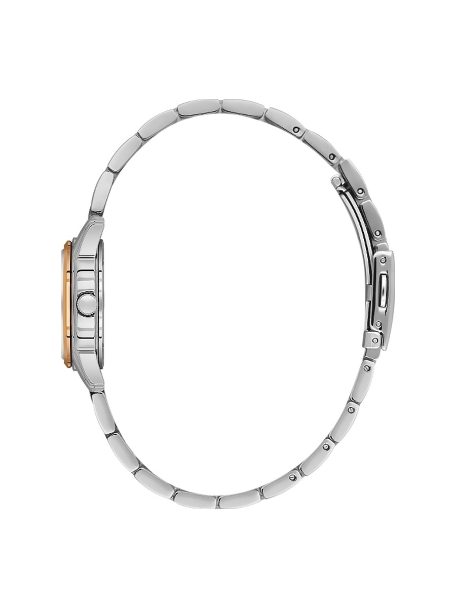 Premium Silver and Rose Gold Stainless Steel Watch for Women DK.1.14187-6