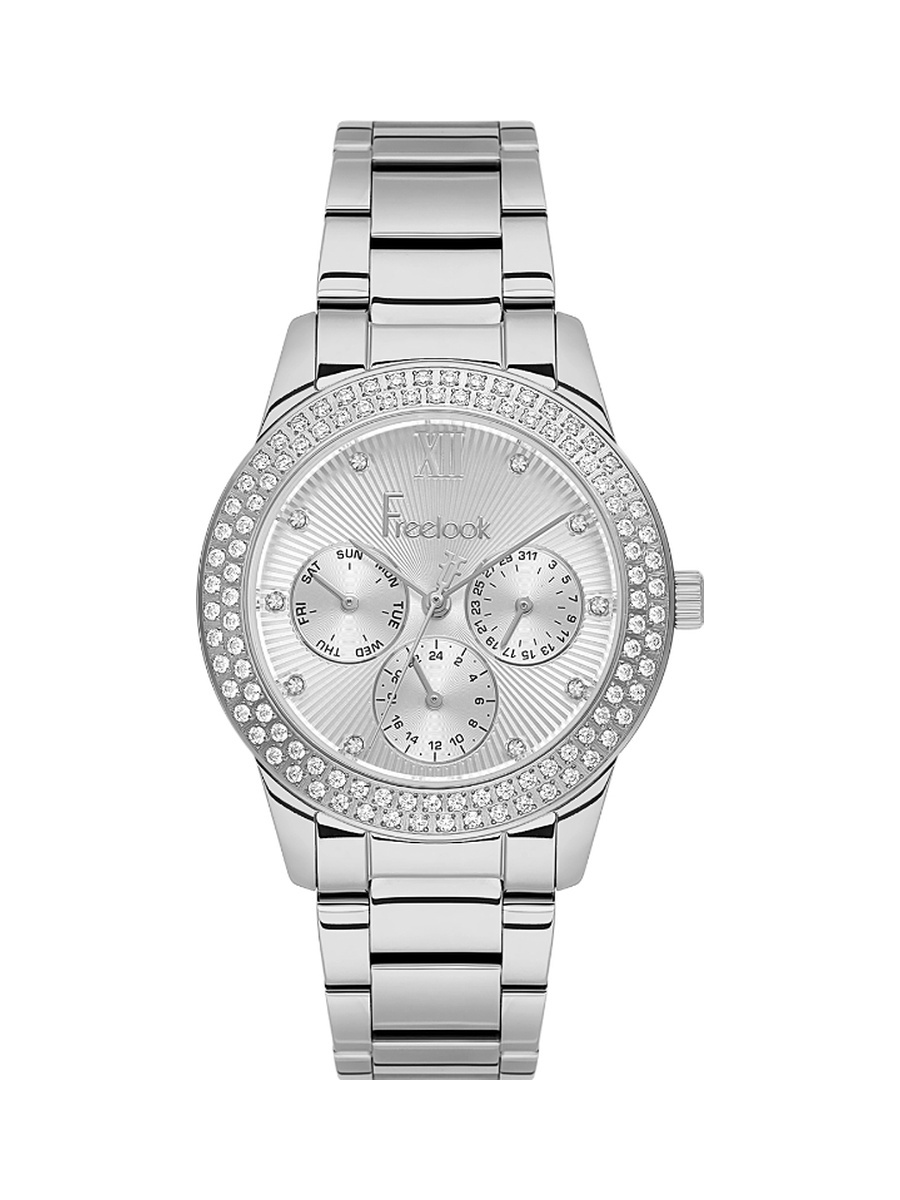 Charmant Silver Stainless Steel Watch for Women FL.1.10527-1