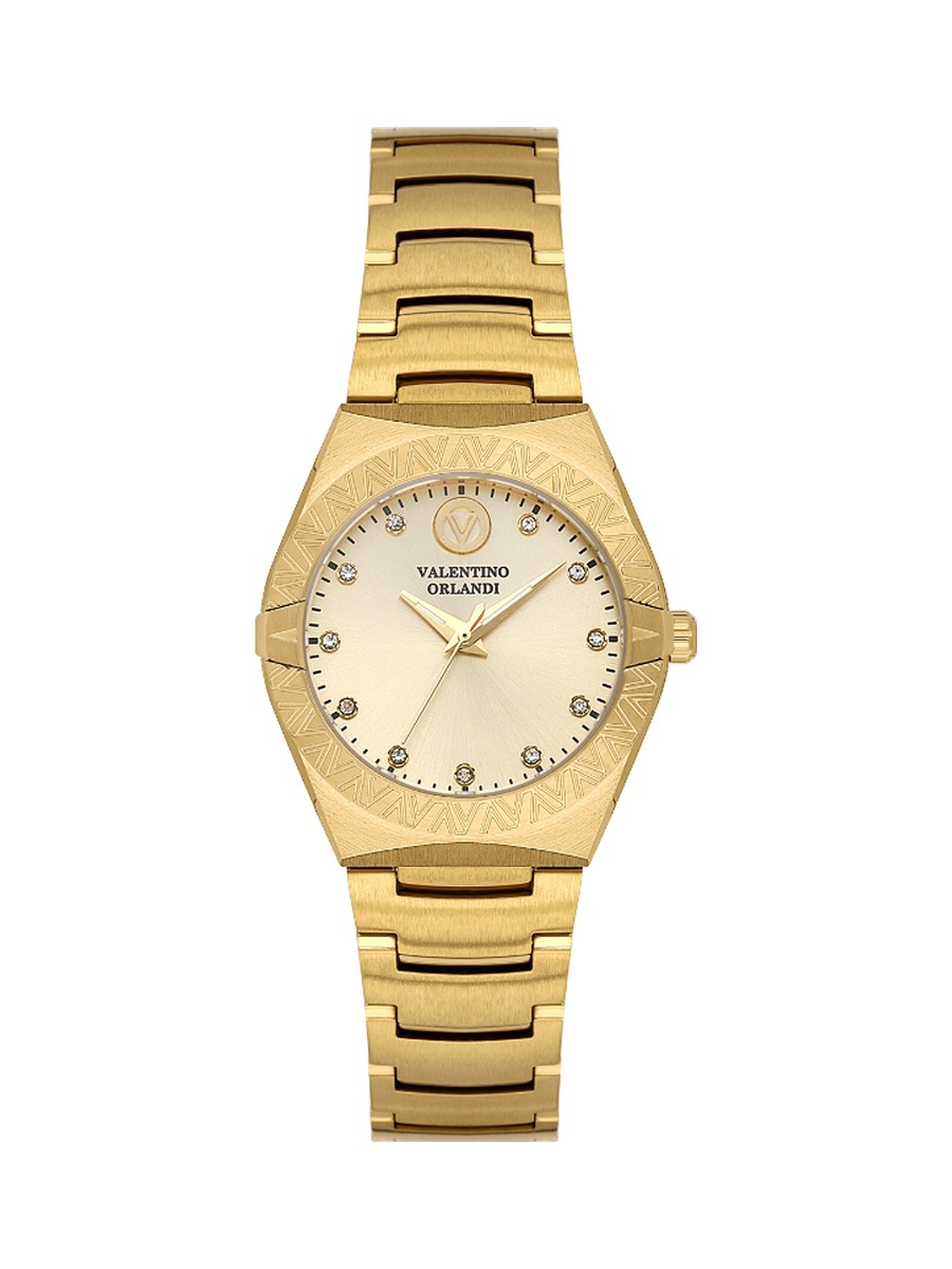 Gold Stainless Steel Watch for Women VO.1.10023-2