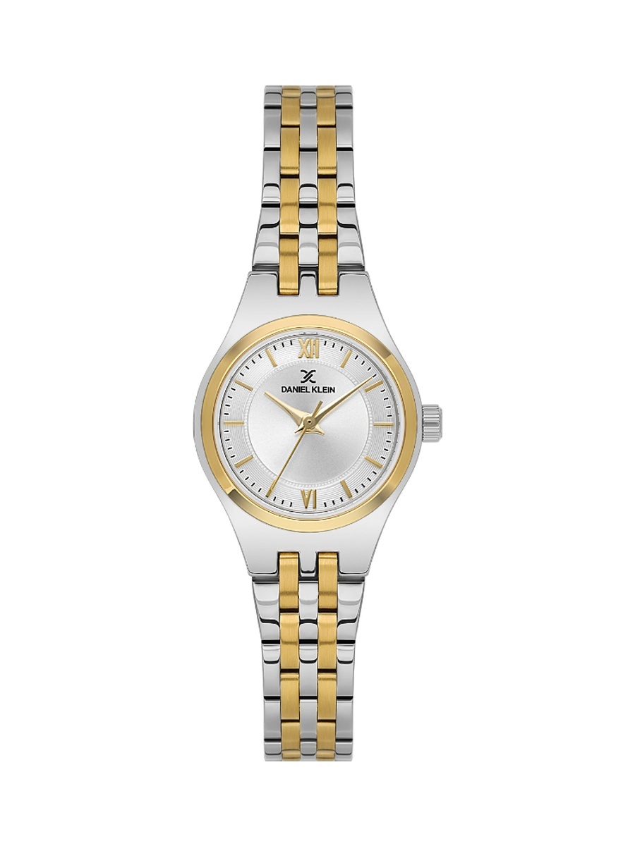 Premium Silver and Gold Stainless Steel Watch for Women DK.1.14164-4