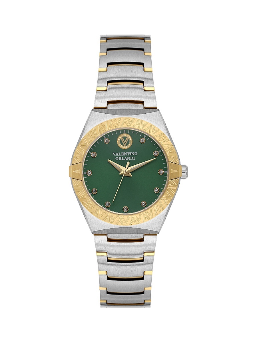 Silver and Gold Stainless Steel Watch for Women VO.1.10023-4