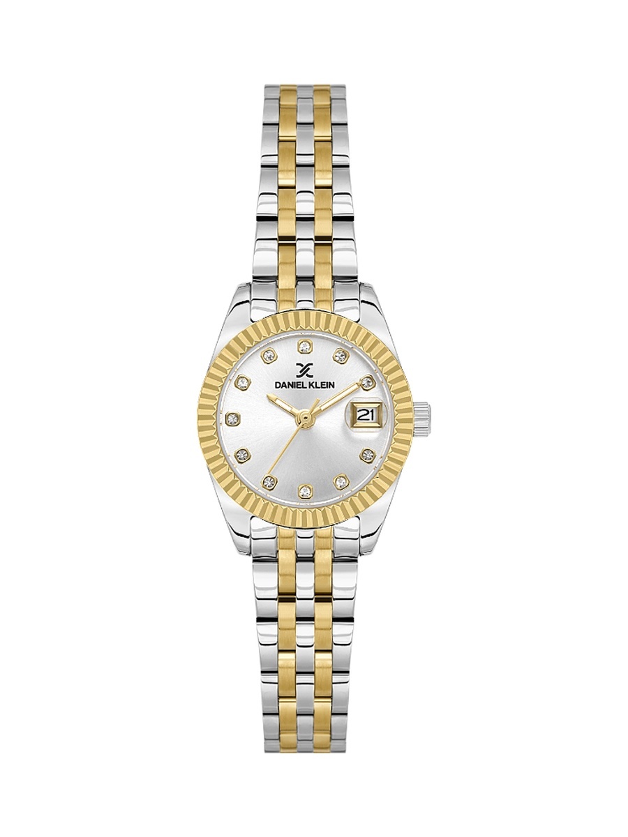 Premium Silver and Gold Stainless Steel Watch for Women DK.1.14276-6