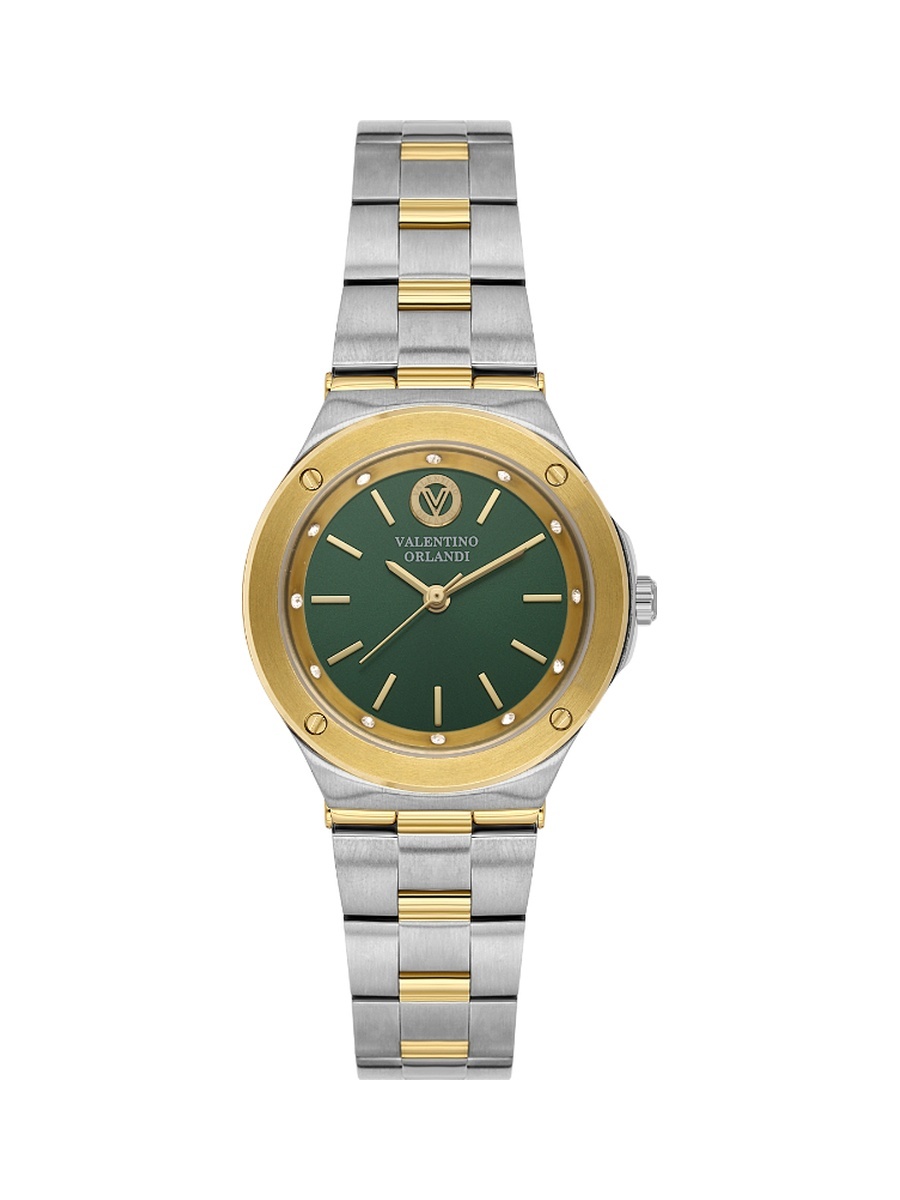Silver and Gold Stainless Steel Watch for Women VO.1.10026-4