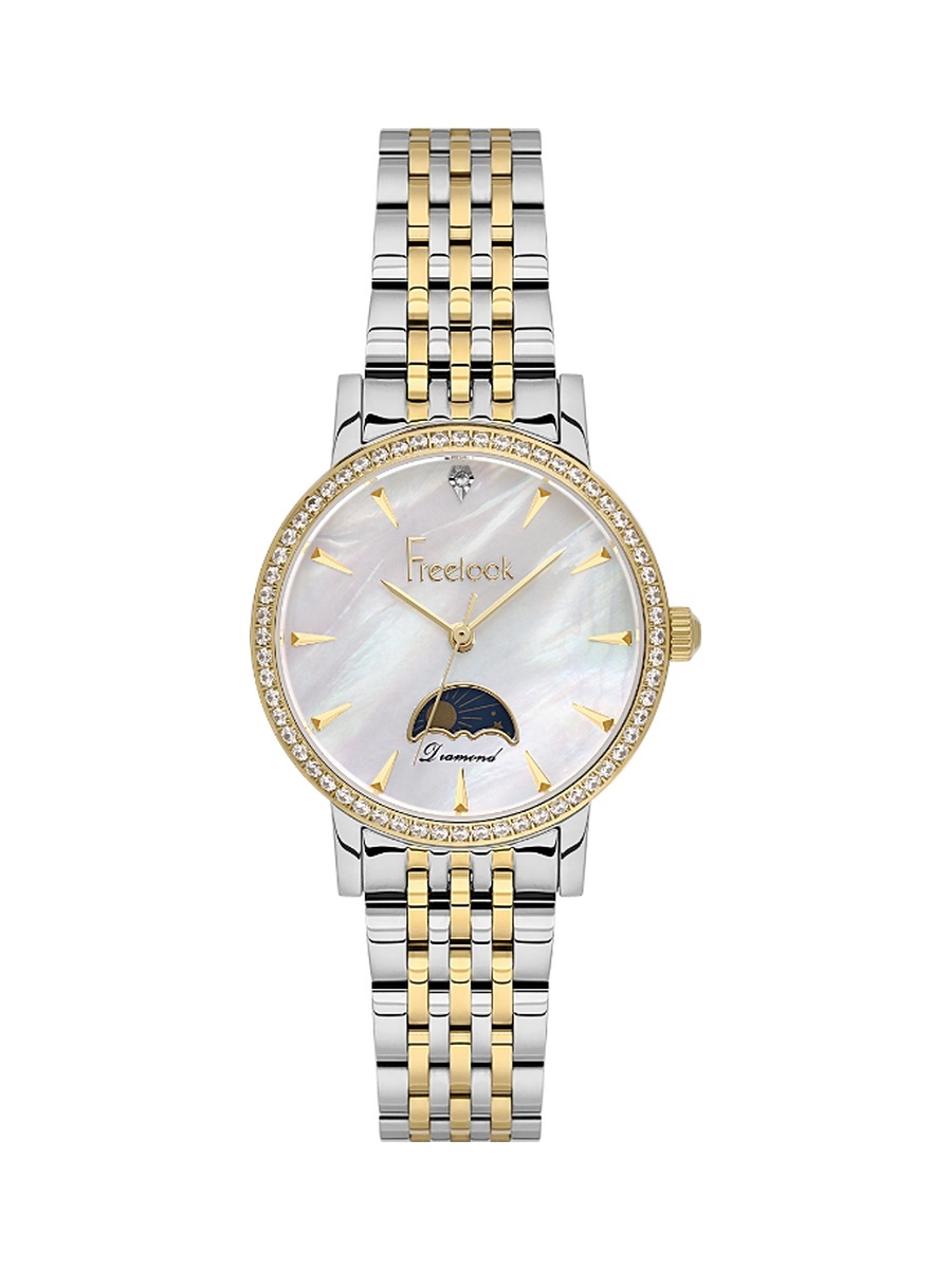 Lumiere Silver and Gold Stainless Steel Watch for Women FL.1.10530-3