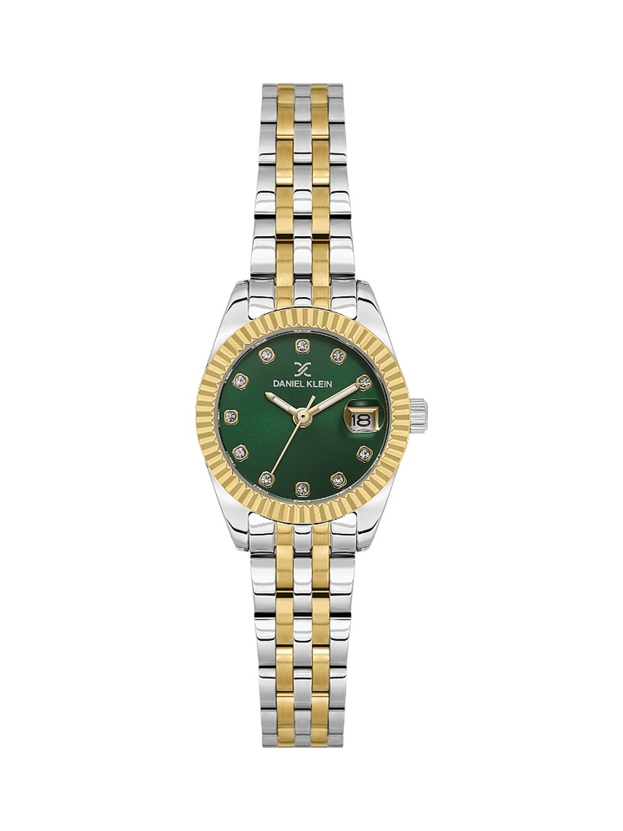 Premium Silver and Gold Stainless Steel Watch for Women DK.1.14276-7