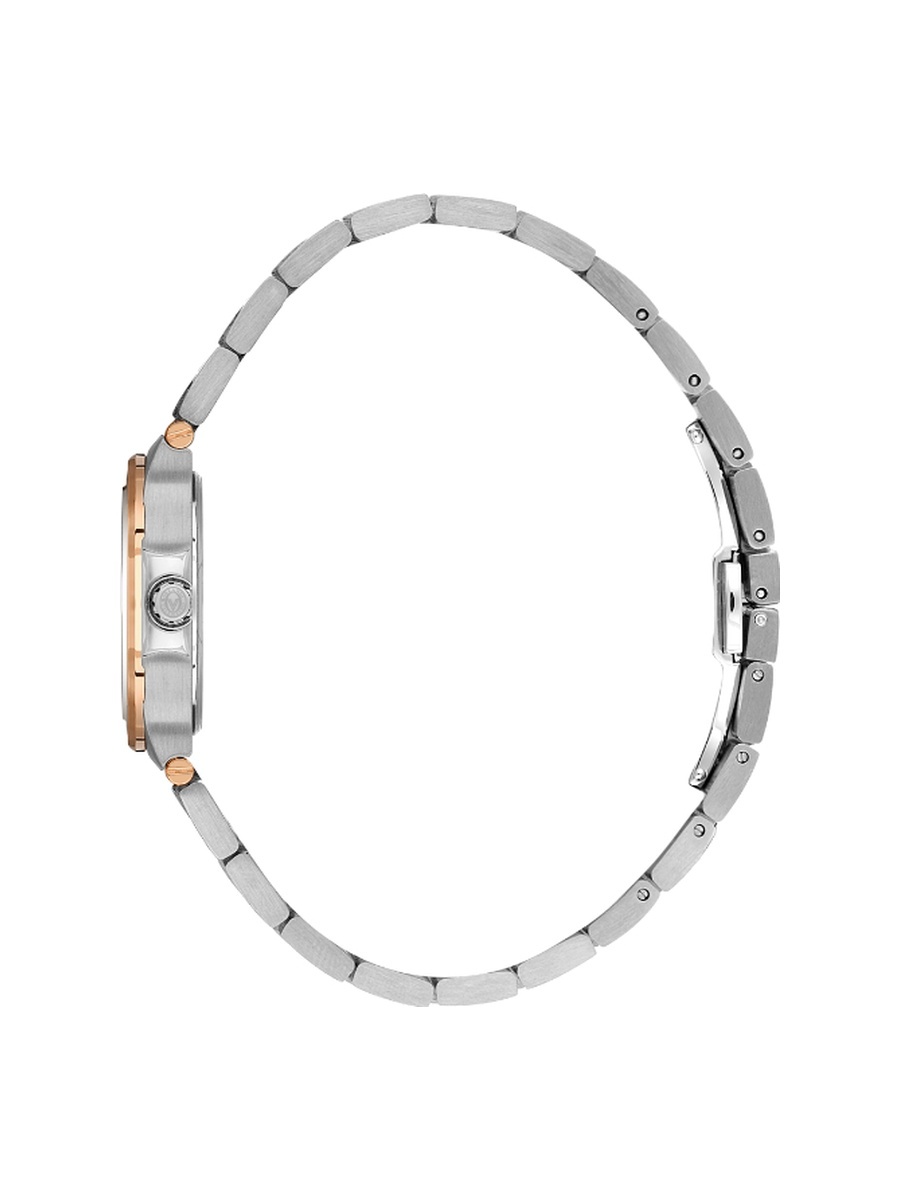 Silver and Rose Gold Stainless Steel Watch for Women VO.1.10026-5