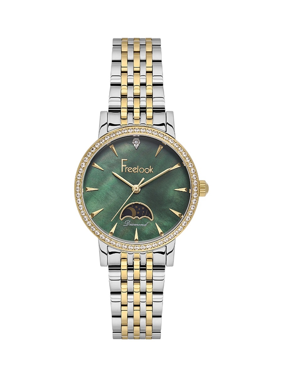 Lumiere Silver and Gold Stainless Steel Watch for Women FL.1.10530-4