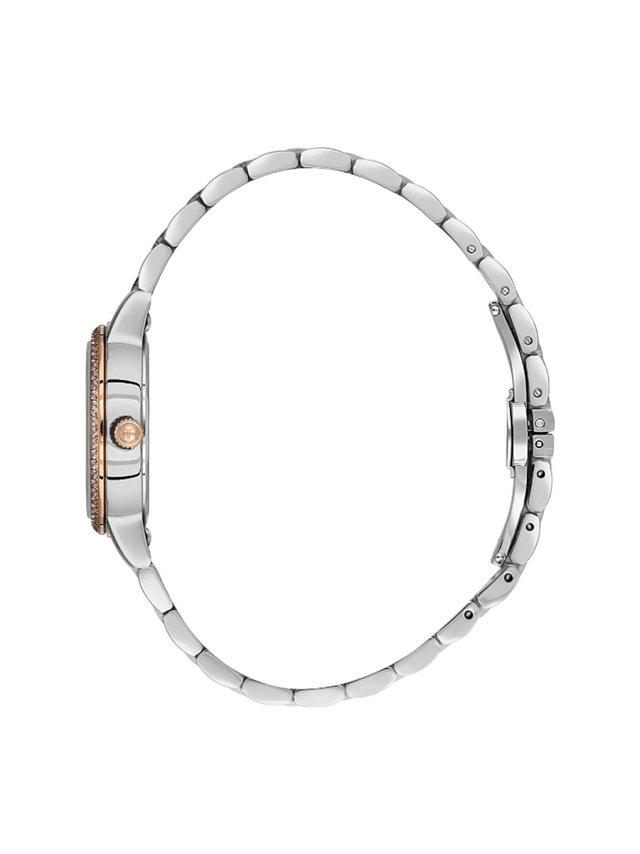 Lumiere Silver and Rose Gold Stainless Steel Watch for Women FL.1.10530-5